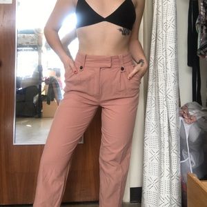 Topshop Peach Slacks